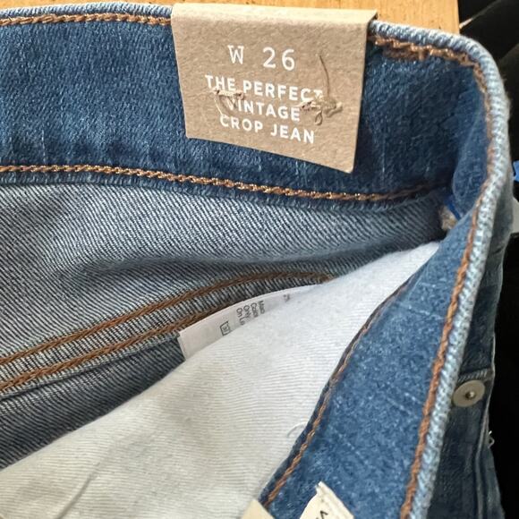 Madewell The Perfect Vintage Crop Jean in Greyton Wash Size 26 NWT - Picture 12 of 12